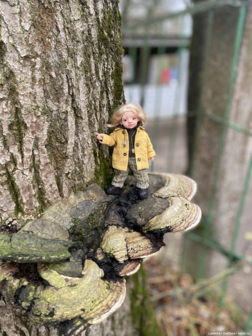 Осенняя прогулка Евы( Авторские куклы Светланы Соколовой) (фото 4)