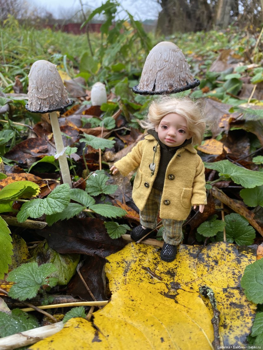 Осенняя прогулка Евы( Авторские куклы Светланы Соколовой) (фото 2)