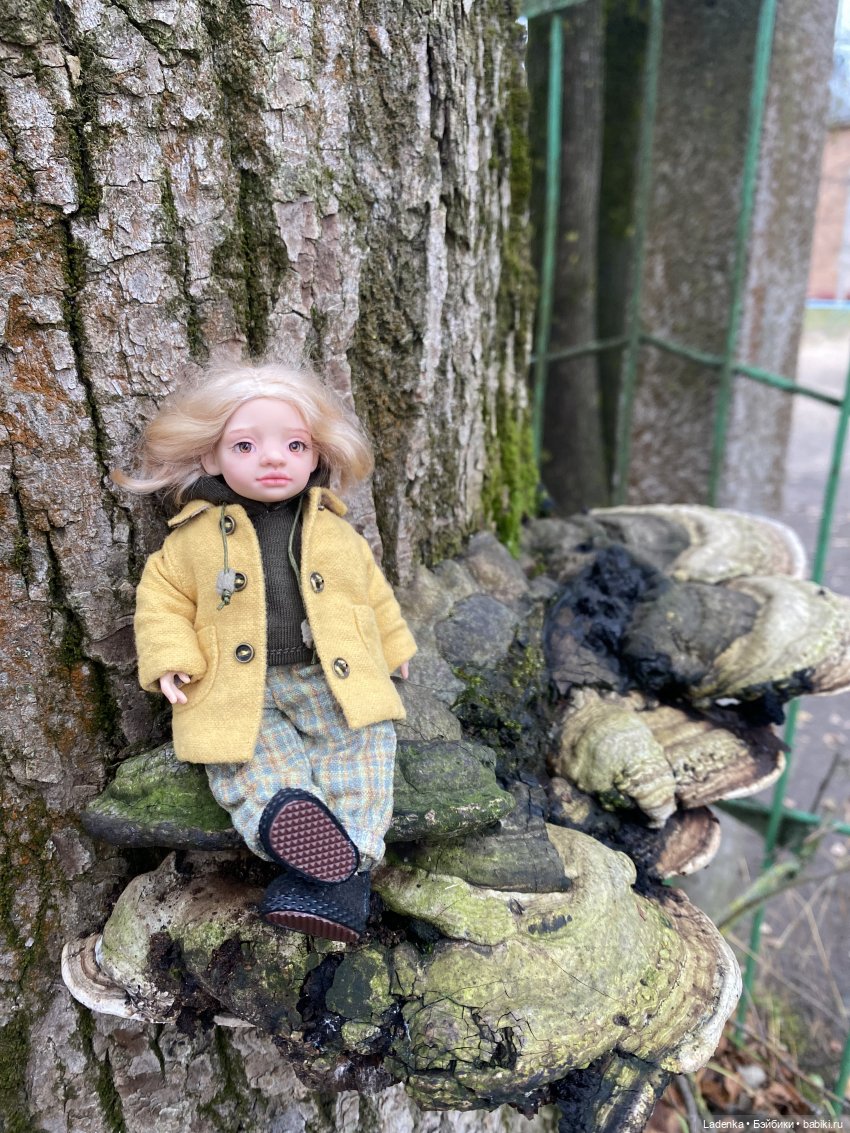 Осенняя прогулка Евы( Авторские куклы Светланы Соколовой) (фото 9)