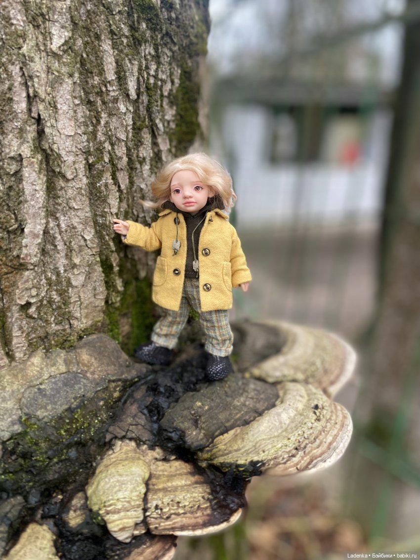Осенняя прогулка Евы( Авторские куклы Светланы Соколовой) (фото 5)