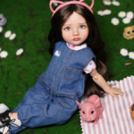 Авторская куколка Елены Шкаровой 21 см