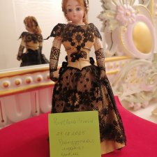 Антикварная модная Французская кукла, 25см