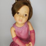 Одежда для Готц и Сой Ту от Паола Рейна. Платье и митенки