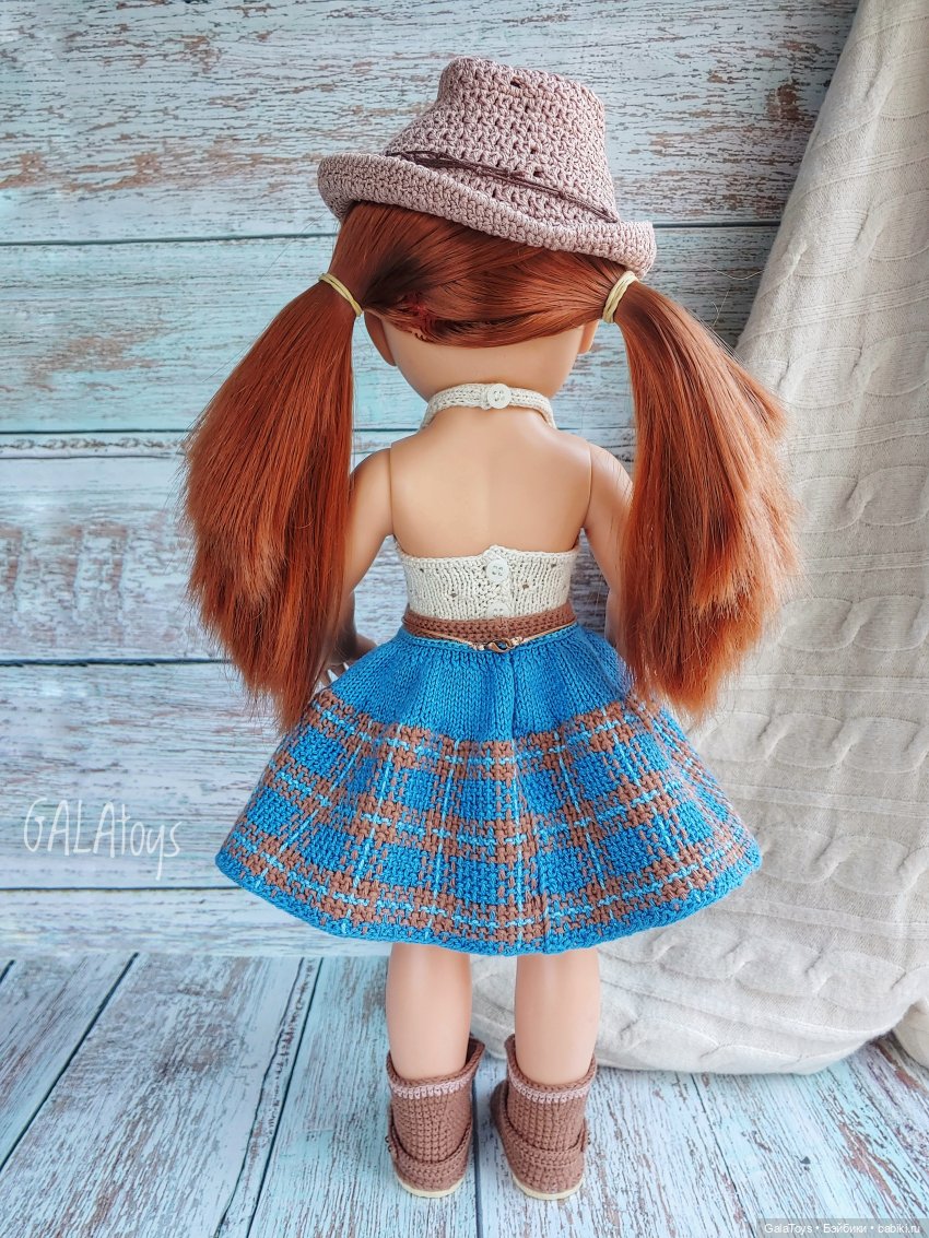 Вязание в стиле кантри — Одежда и обувь для кукол своими руками: фото (фото 9)