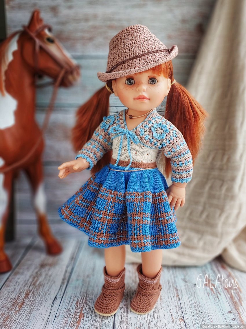 Вязание в стиле кантри — Одежда и обувь для кукол своими руками: фото (фото 2)