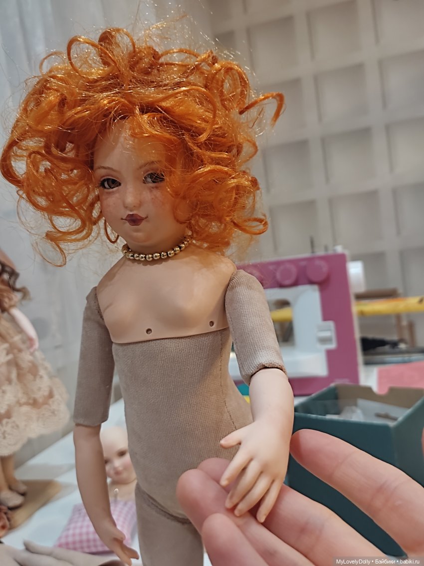 Первая сборка тела — Авторские фарфоровые куклы (OOAK): ручная работа (фото 5)