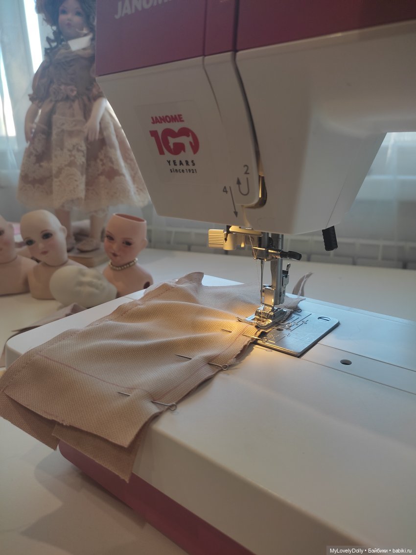 Первая сборка тела — Авторские фарфоровые куклы (OOAK): ручная работа (фото 2)