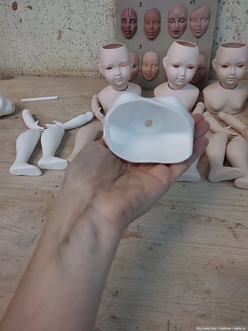 С чего начинается фарфоровая кукла (фото 8)