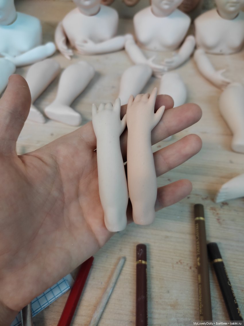 С чего начинается фарфоровая кукла (фото 6)