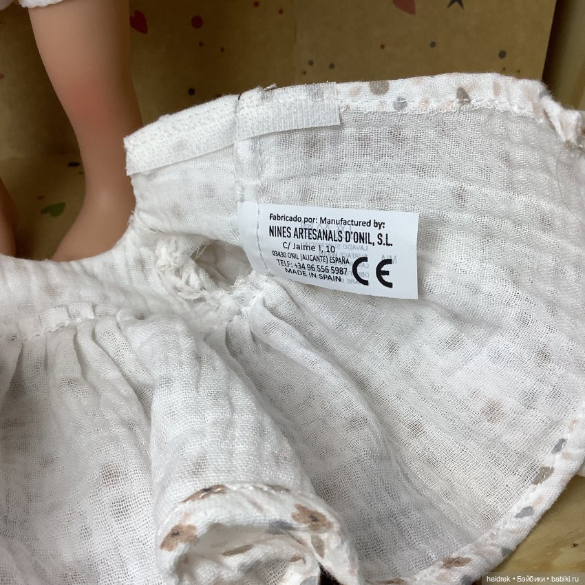 Мия 30 см в чепчике. 2024