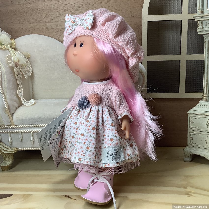 Розовые мини Мии: радужная и с беретом (фото 8)