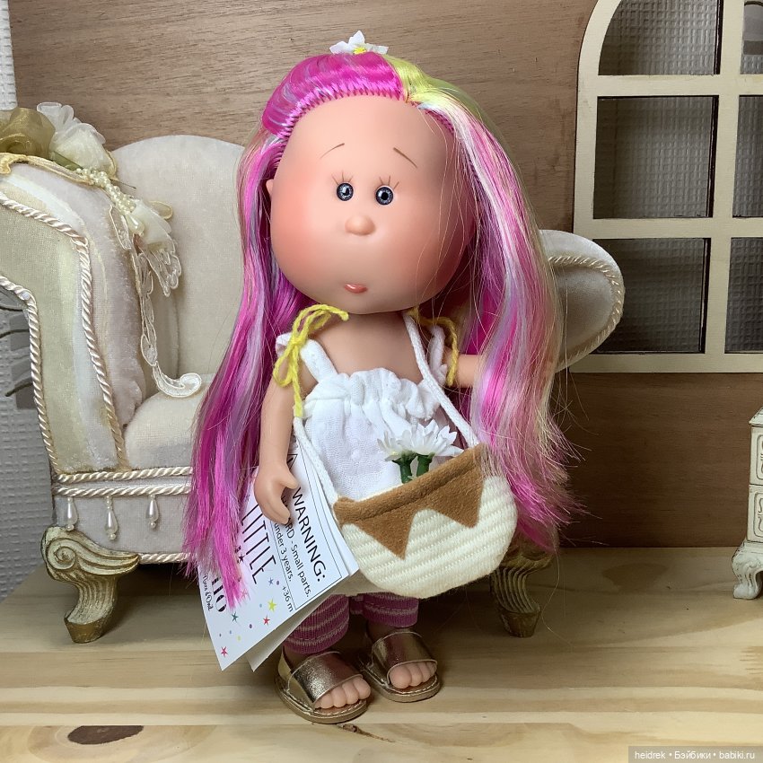 Розовые мини Мии: радужная и с беретом (фото 2)