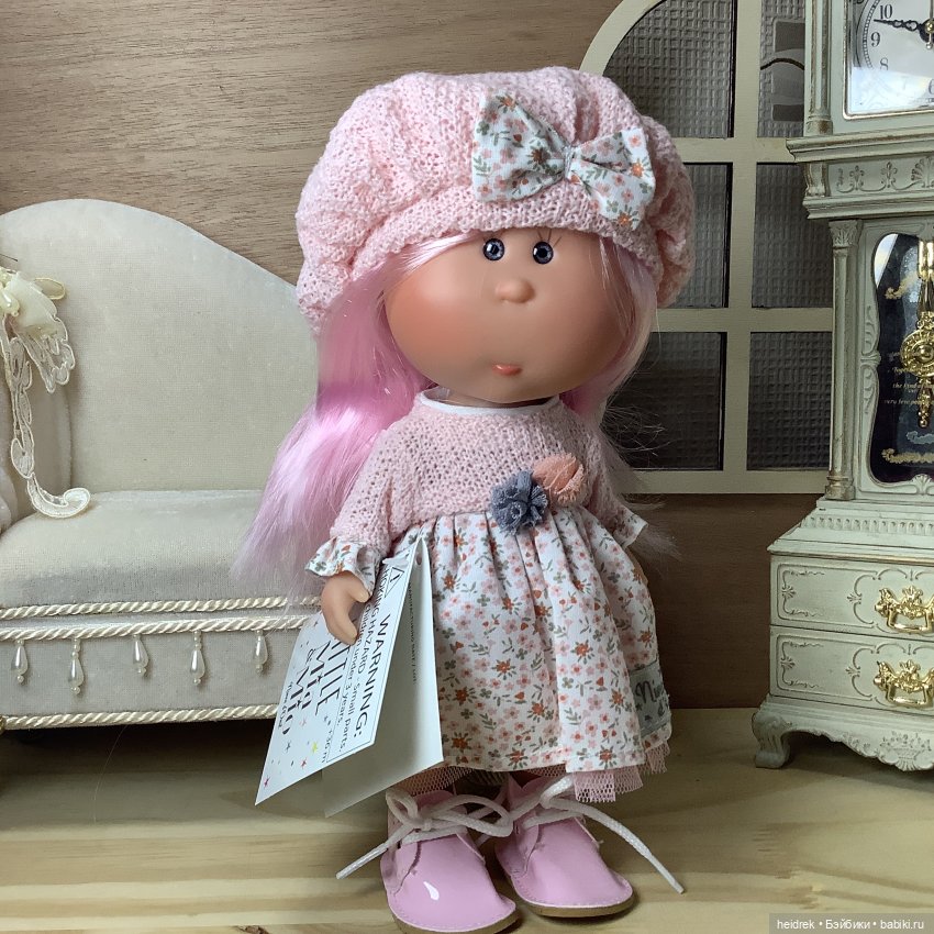 Розовые мини Мии: радужная и с беретом (фото 7)