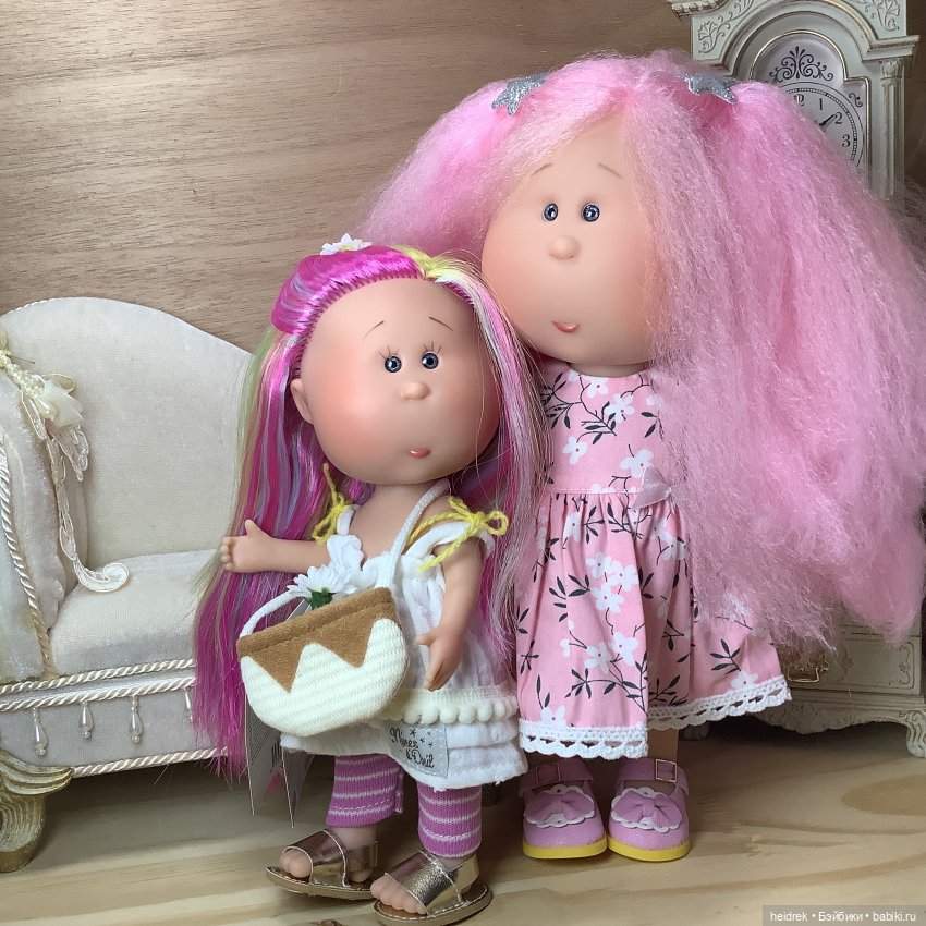 Розовые мини Мии: радужная и с беретом (фото 6)