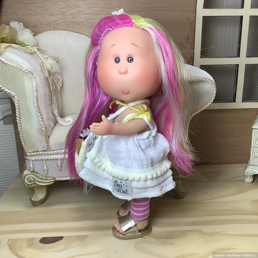 Розовые мини Мии: радужная и с беретом (фото 3)