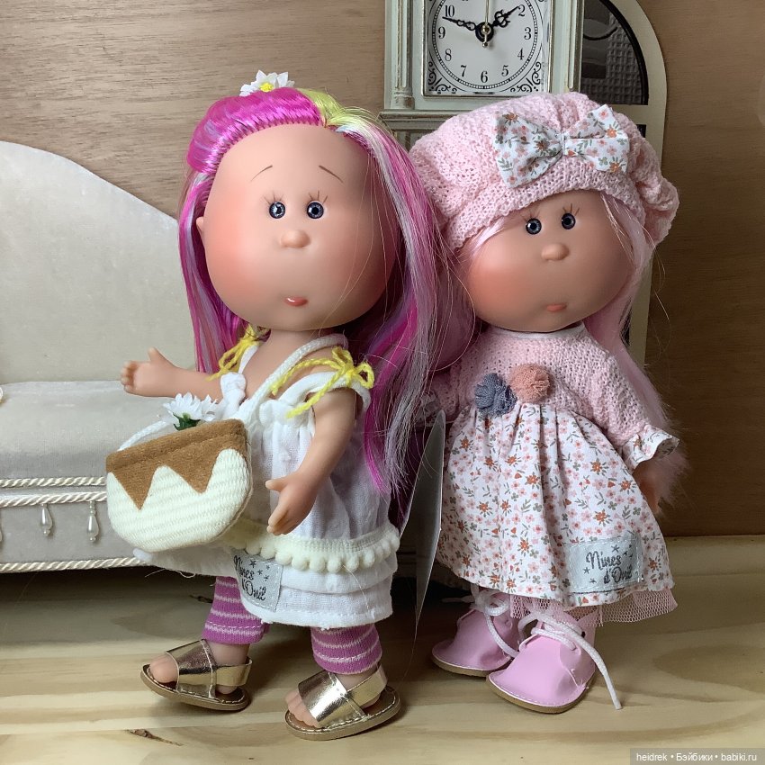 Розовые мини Мии: радужная и с беретом (фото 10)