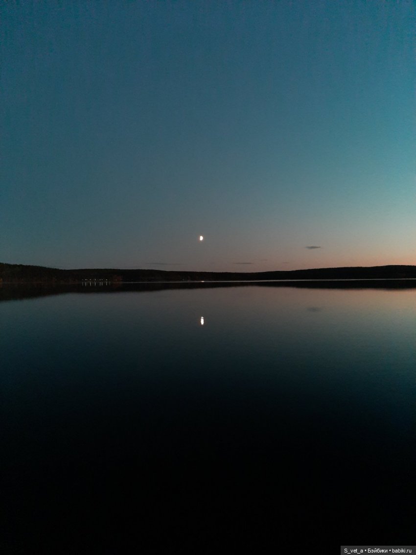 Добавлю вечернее фото Теренкуля