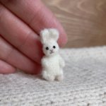 Микро зайчик. Игрушка для куклы