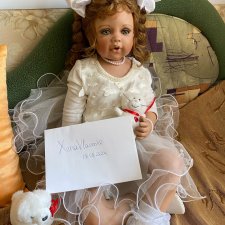 Фарфоровая кукла Monika Levenig