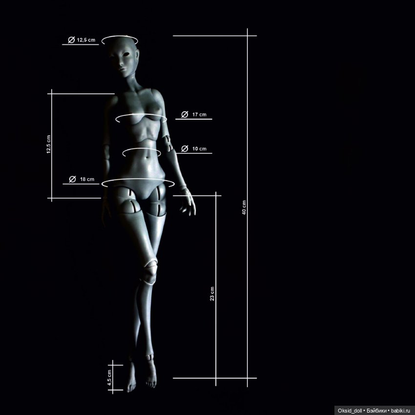 Мастер-модель OkSid doll авторская шарнирная кукла