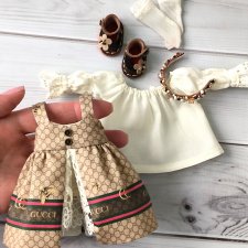 Маленький сарафанчик для маленьких девочек