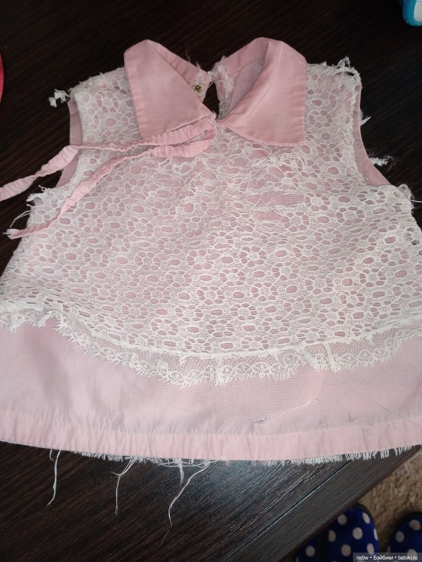 Новая жизнь старых кукол - Платье Лагуны (фото 9)