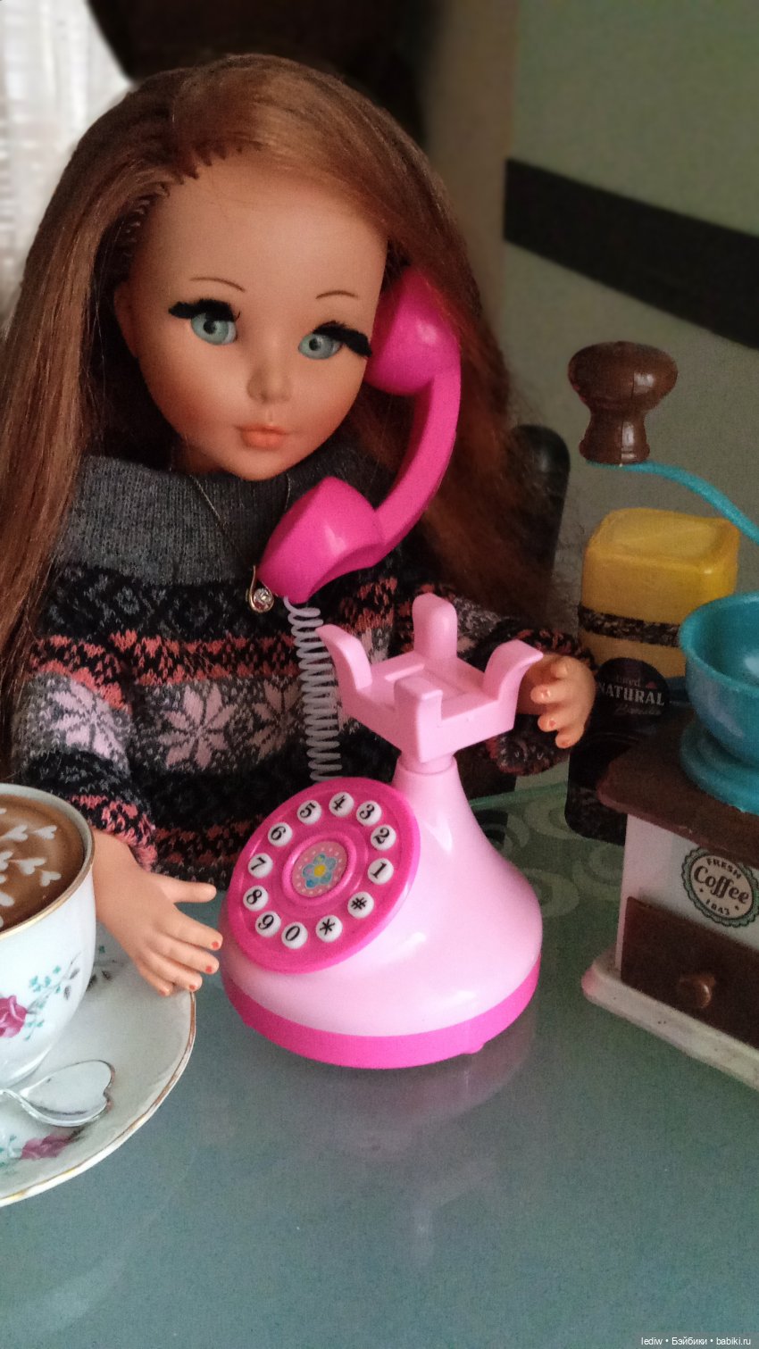 Новая жизнь старых кукол. Девушка Бонда. Рождество (фото 6)