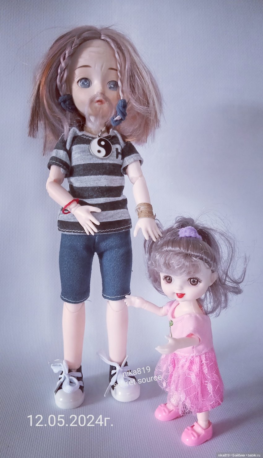 Баболи с платиновыми волосами