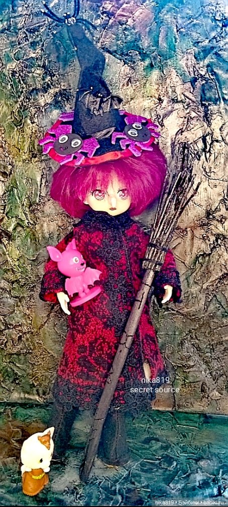 Куколки с розовыми и красными волосами (фото 2)
