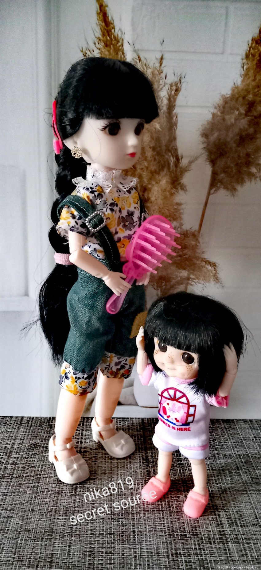 Как Аля причёсыватся не хотела