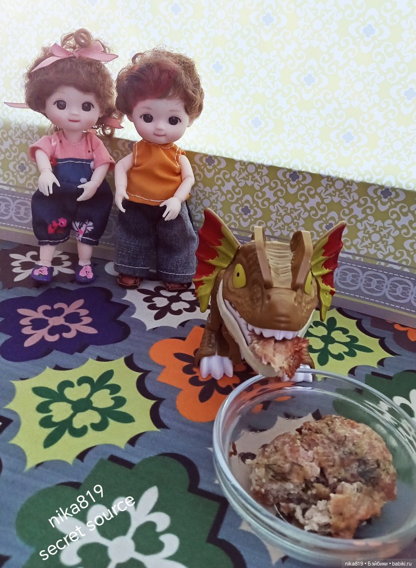 Чем кормить динозавра — Куклы Baboliy (Баболи (фото 6)