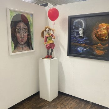 Мои работы на выставке в Москве