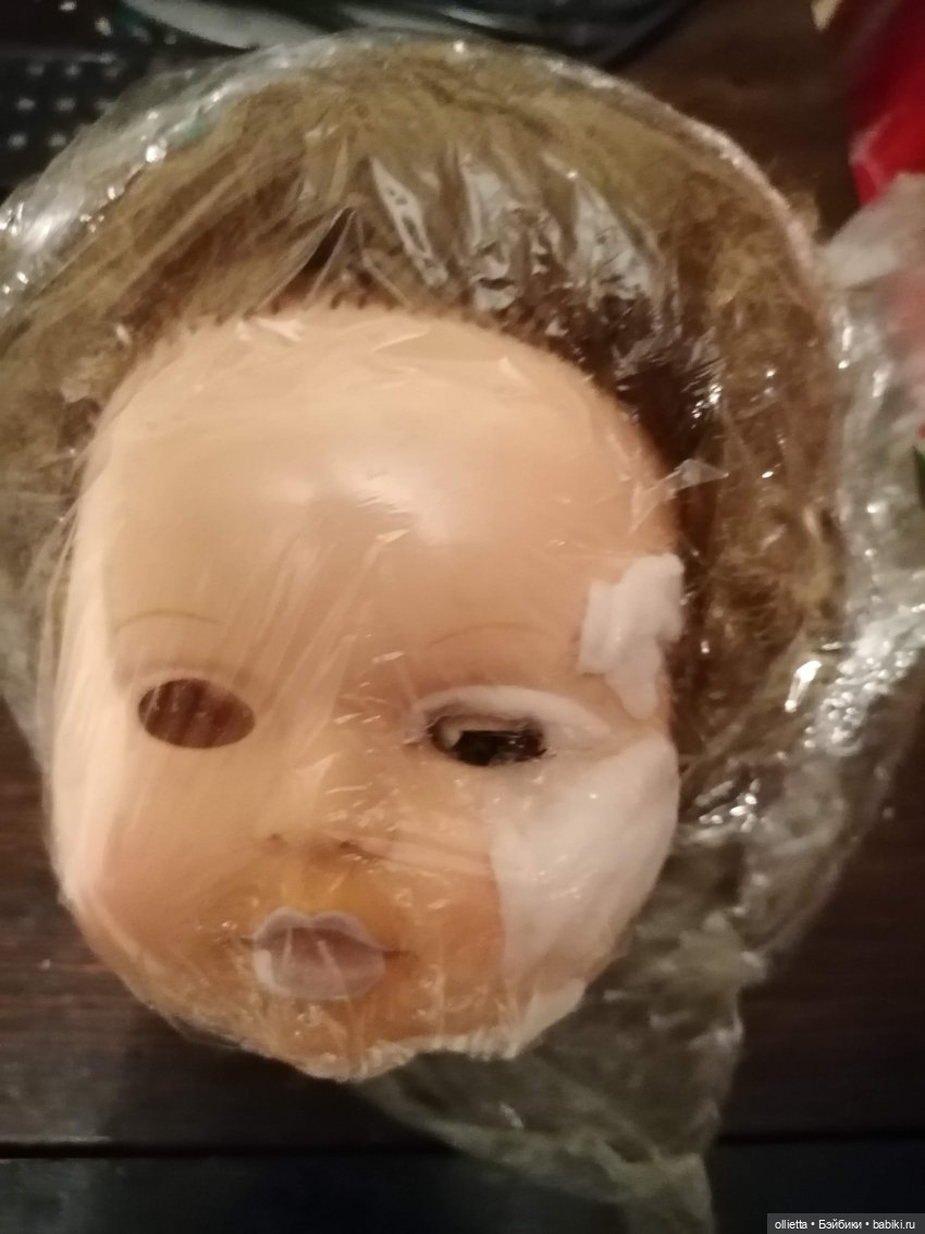 чистка головы куклы