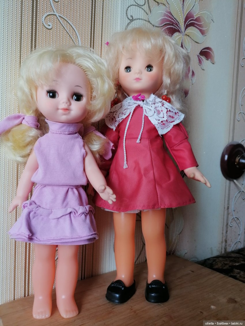 куклы Лиза и Лена фабрики Кругозор Москва