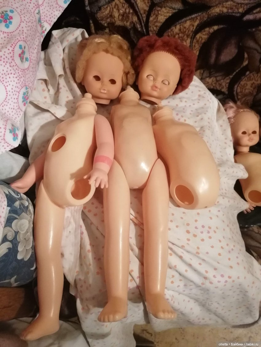 Кукла Алиса фабрики Весна в разобранном виде