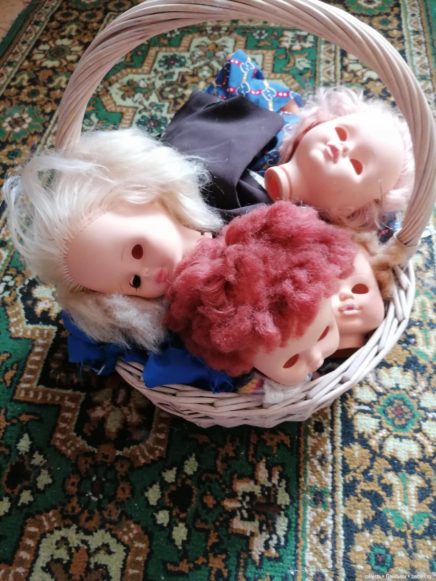 корзинка кукольницы