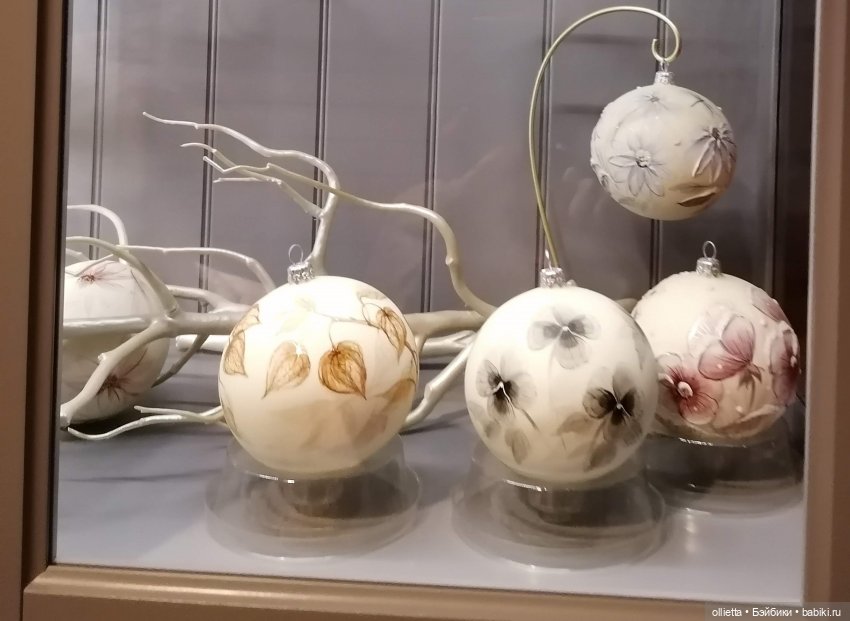 Новогодние игрушки - зимняя сказка летом