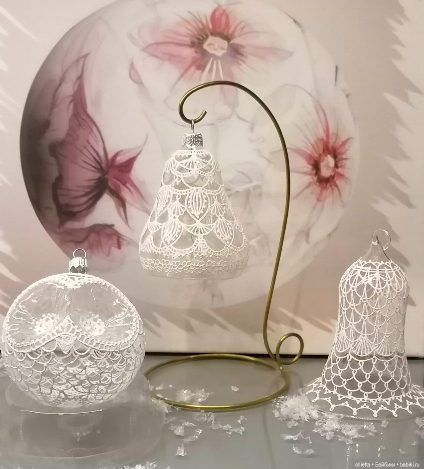 Новогодние игрушки - зимняя сказка летом