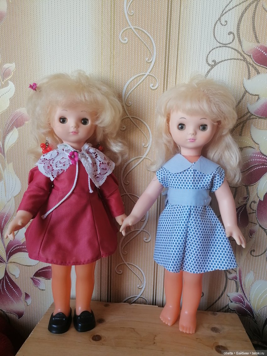 две куклы Лиза фабрики Кругозор