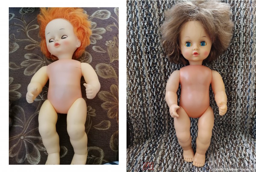 горьковская кукла Марина и итальянская Sebino