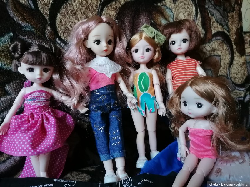 шарнирные  куколки китайского производства