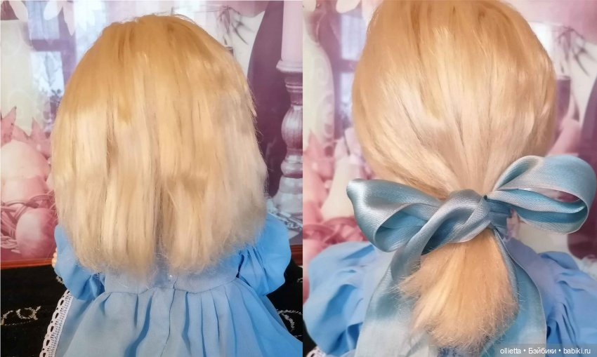 Прическа куклы
