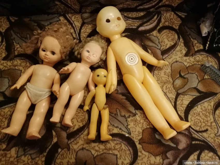 Куклы на ремонт и восстановление