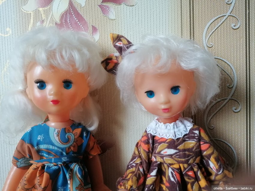 Две Зины , куклы СССР Куйбышевские