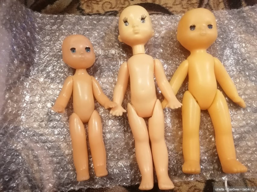 Лысые куклы: Леночка Донецкая, Вета Аским и Кирово-Чепецкая куколка