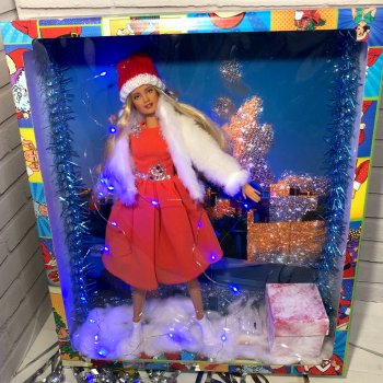 Встречайте новую ООАК работу: гламурный Санта  Тереза гибрид на высоком МТМ теле