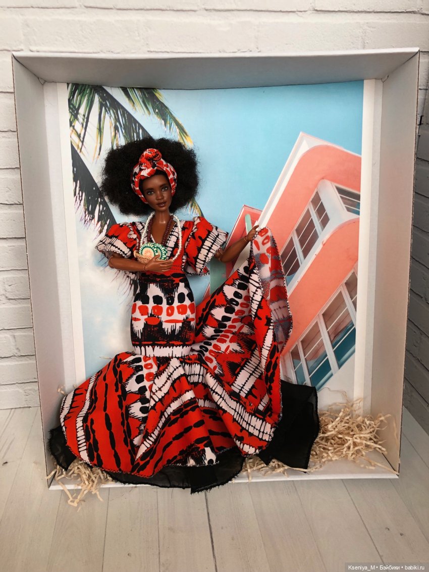 Барби ооак Афрокубинка Элль (фото 4)