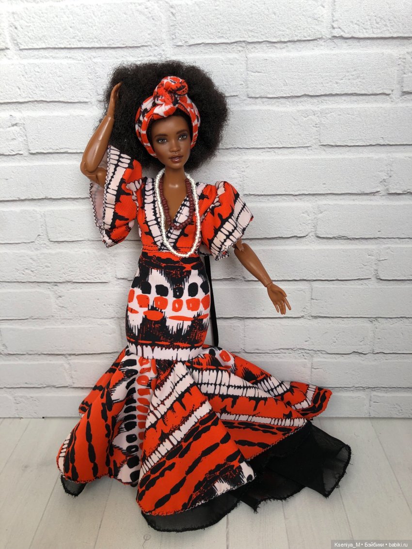 Барби ооак Афрокубинка Элль (фото 5)