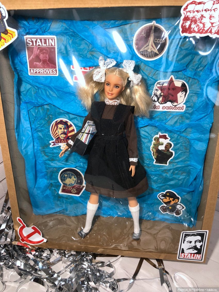 Милли - советская школьница! Ооак барби на статичном теле