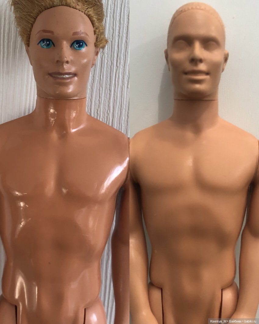 Часть 2. Восстанавливаем убитого Кена. Убираем оранжевость, моделируем заново руки, убираем макияж и дешевый блеск старого